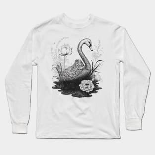 Beautiful Swan Long Sleeve T-Shirt